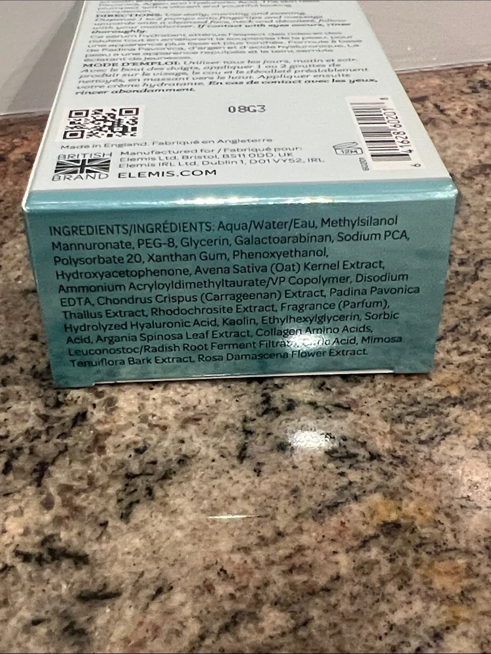 ELEMIS Pro-Collagen Quartz Lift Serum - White with Teal Accents